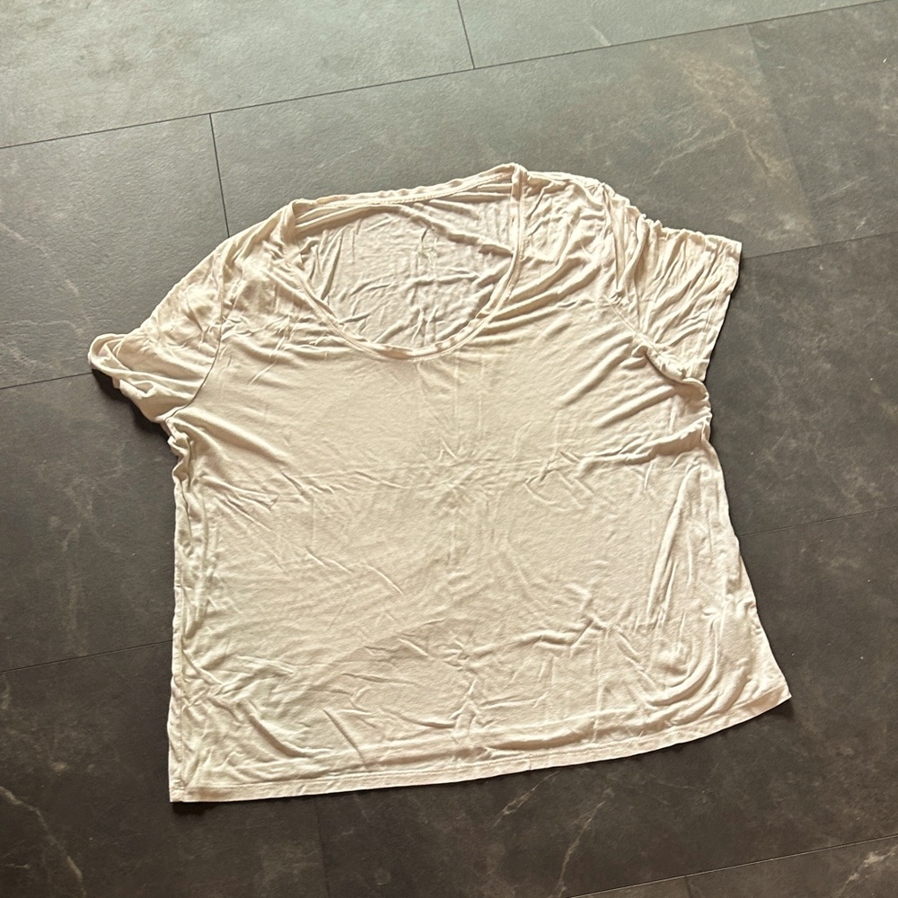 A New Day Cream Short Sleeve Top 17